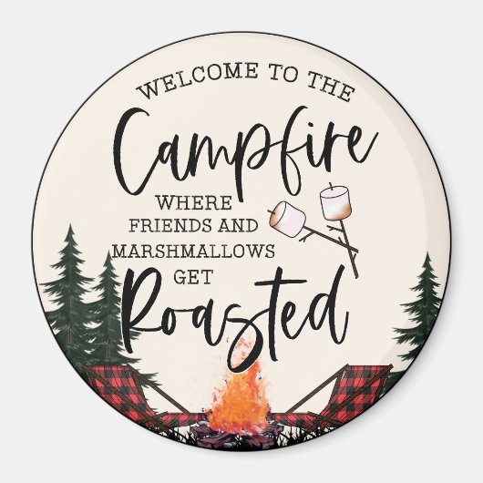 Campfeuer Magnet (Vorne)