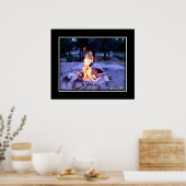 Campfeuer Poster (Küche)