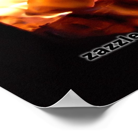 Campfeuer Poster (Ecke)