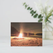 Campfeuer Postkarte (Stehend Vorderseite)