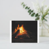 Campfeuer Postkarte (Stehend Vorderseite)