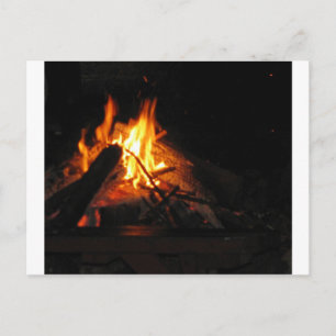 Campfeuer Postkarte