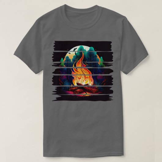 Campfeuer T-Shirt (Design vorne)