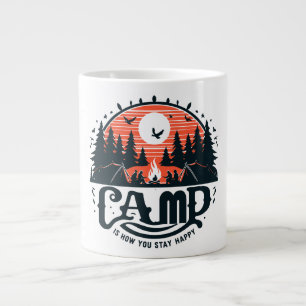 Campfeuerabende inmitten der Pinienwälder Jumbo-Tasse