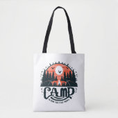 Campfeuerabende inmitten der Pinienwälder Tasche (Vorderseite)