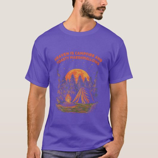 Campfire and Marshmallows Camping Food Camper Food T-Shirt (Vorderseite)