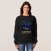 Campfire and Toasty Mallows Food Camping Foodie Ca Sweatshirt (Vorne ganz)