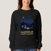 Campfire and Toasty Mallows Food Camping Foodie Ca Sweatshirt (Vorderseite)