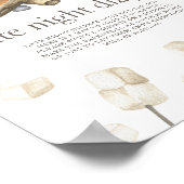 Campfire Babydusche - Späte Nacht Windeln Spiel Poster (Ecke)