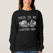 Campfire Bluetick Coonhound Dog This Is My Camping Sweatshirt (Vorderseite)