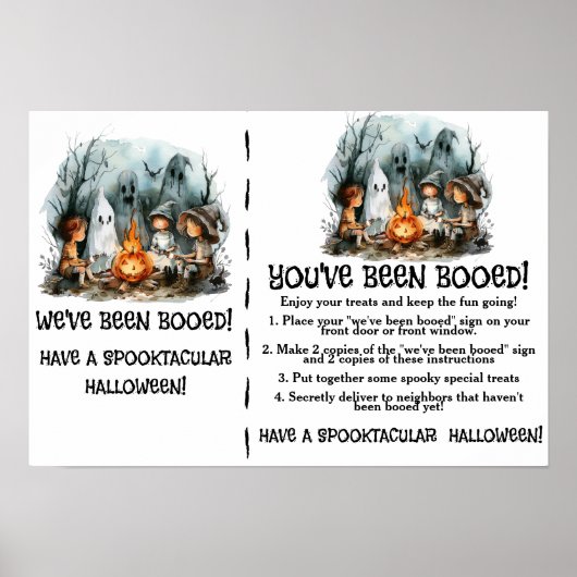 Campfire Boo-Crew - Ein Halloween-Spiel Poster (Vorne)