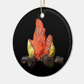 Campfire Burning Ornament (Links)