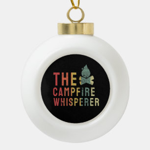 Campfire - Campfire Whisperer Keramik Kugel-Ornament