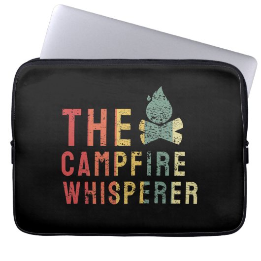 Campfire - Campfire Whisperer Laptopschutzhülle (Vorderseite)