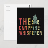 Campfire - Campfire Whisperer Postkarte (Vorne/Hinten)