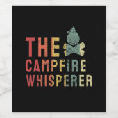 Campfire - Campfire Whisperer Weinetikett (Einzelnes Label)