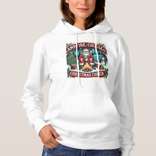 Campfire, Cocoa und Weihnachtsmann: Cosy Up for Hoodie (Vorderseite)