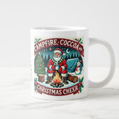Campfire, Cocoa und Weihnachtsmann: Cosy Up for Jumbo-Tasse (Rechts)