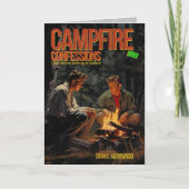 Campfire Confessions Puls Fiktion Grußkarte Dankeskarte (Vorderseite)