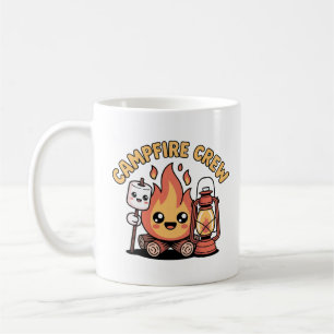 Campfire Crew Kawaii Camping Trio Kaffeetasse