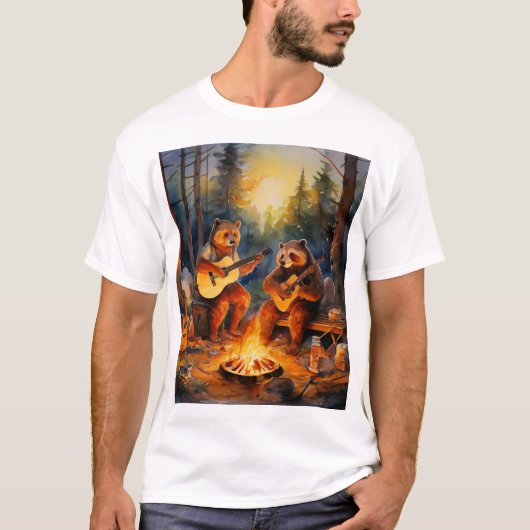 "Campfire Critters: Unglaublich witzig Animal Camp T-Shirt (Vorderseite)