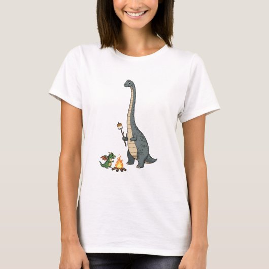Campfire Dinosaurs T-Shirt (Vorderseite)