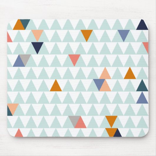 Campfire Dreiecke Mousepad (Vorne)