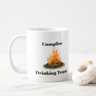Campfire Drink Team auf einem Kaffeetasse