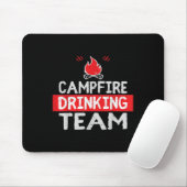 Campfire Drink Team Funny Camping Geschenk Mousepad (Mit Mouse)
