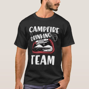 Campfire Drink Team RV Camping Carabiner Mens T-Shirt