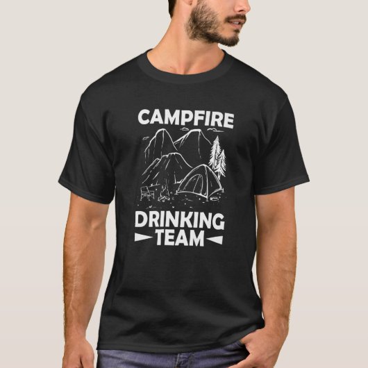 Campfire Drinking Team 8 T-Shirt (Vorderseite)