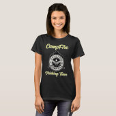 Campfire Drinking Team Camping Camper T-Shirt (Vorne ganz)