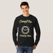 Campfire Drinking Team Camping Camper T-Shirt (Vorne ganz)