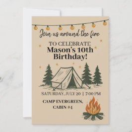 Campfire Einladung