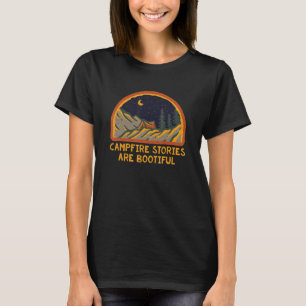Campfire-Geschichten sind Bootiven Camping Positiv T-Shirt