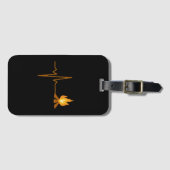 Campfire Heartbeat Camping Gepäckanhänger (Vorderseite (Horizontal))