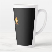 Campfire Heartbeat Camping Milchtasse (Rechts)