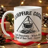 Campfire hot cocoa recipe vintage art kaffeetasse
