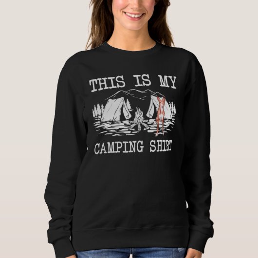 Campfire Ibizan Hound Hund Das ist mein Camping Sweatshirt (Vorderseite)