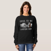 Campfire Irish Setter Dog This Is My Camping Sweatshirt (Vorne ganz)