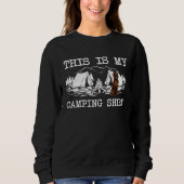 Campfire Irish Setter Dog This Is My Camping Sweatshirt (Vorderseite)
