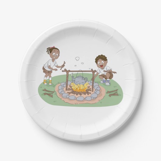 Campfire Kids Pappteller (Vorderseite)