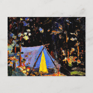 Campfire, Kunstmalerei von Tom Thomson Postkarte