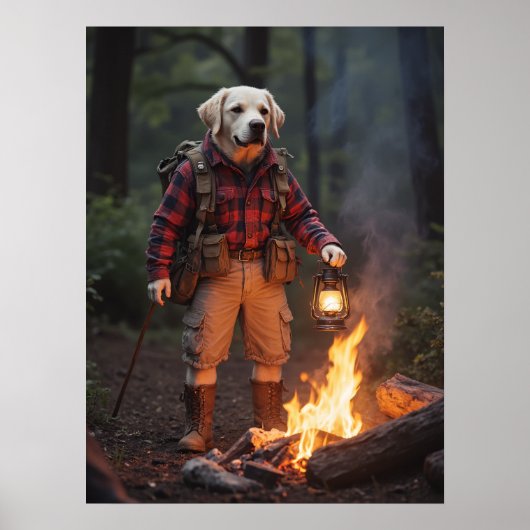 Campfire, Lantern, Führer der Pfoten Poster (Vorne)