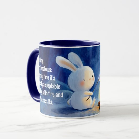 Campfire-Leckereien Tasse (Vorderseite Links)