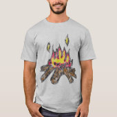 Campfire Long Sleeve Baseball Jersey T-Shirt (Vorderseite)