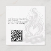 Campfire Love QR Code Begleitkarte (Vorderseite)