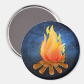 CAMPFIRE MAGNET (Vorderseite/Rückseite)