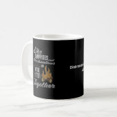 Campfire Marshmallows Better Together Distressed V Kaffeetasse (Vorderseite Links)