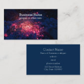 Campfire mit brennenden Membern Visitenkarte (Vorne/Hinten)